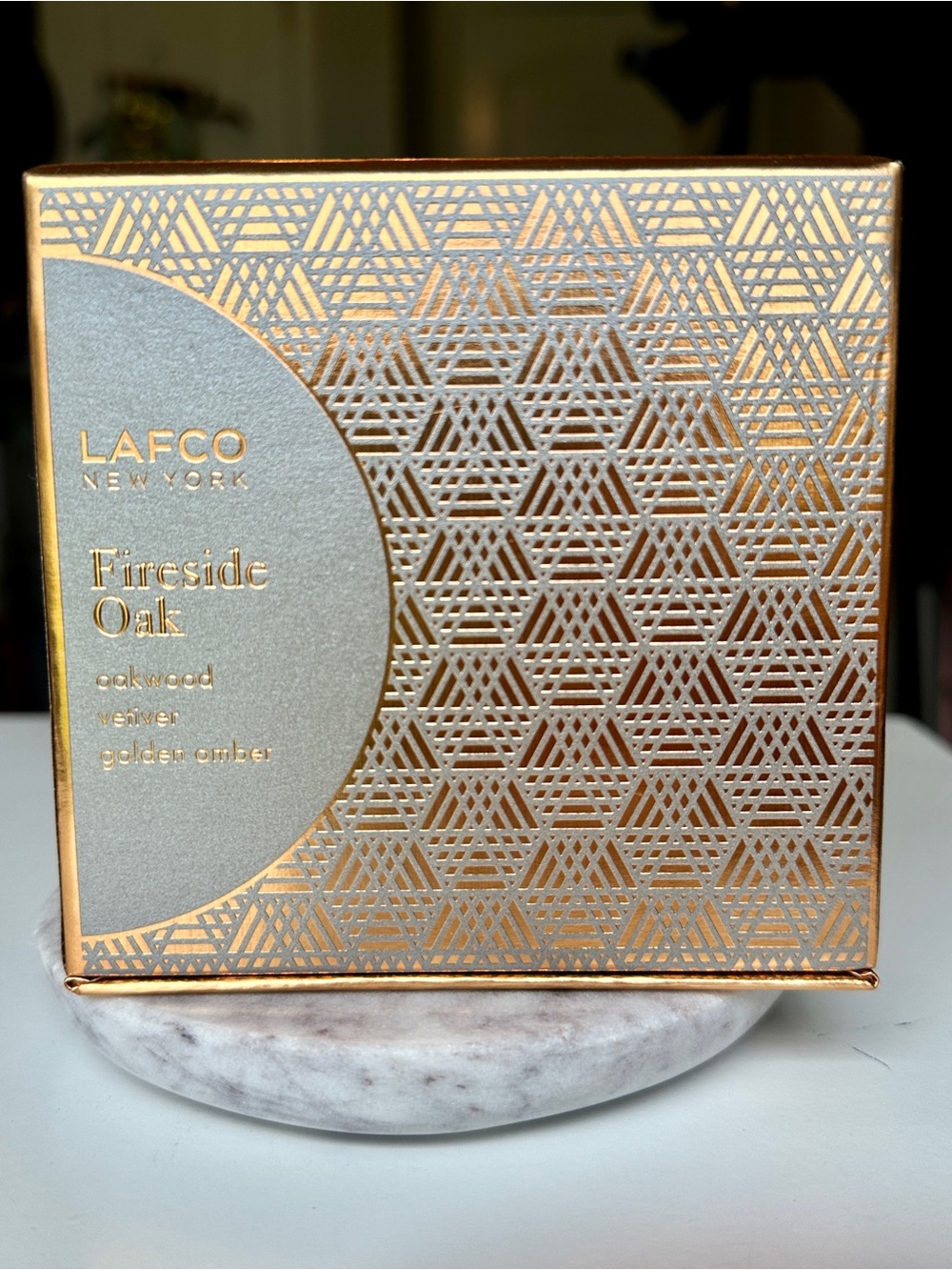 LAFCO New York Fireside Oak Signature Candle